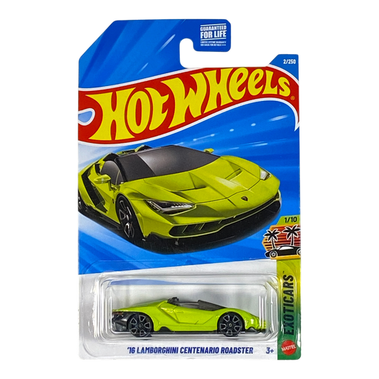 Hot Wheels '16 Lamborghini Centenario Roadster | Exoticars Series 1/10