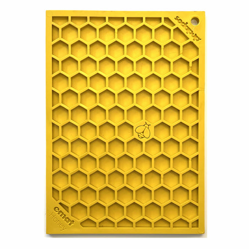 Honeycomb eMat - Enrichment Lick Mat for Dogs and Cats | eMat Enrichment Toy for Anxiety Relief | SodaPup