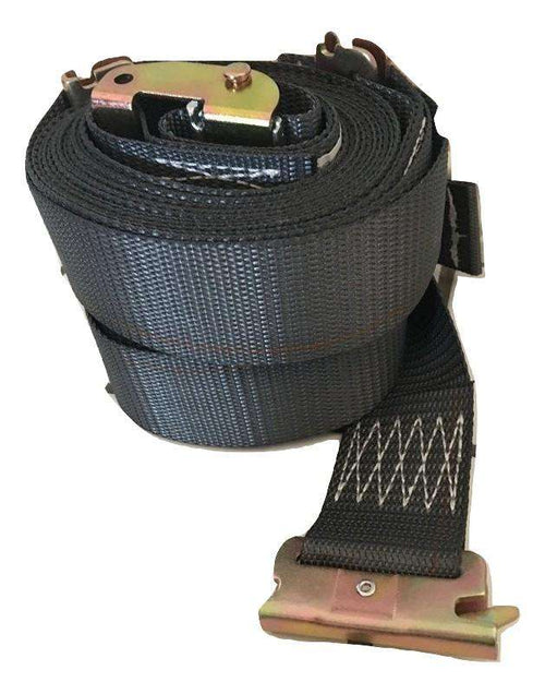 2" x 16 Ft Interior Van Cam Buckle E-Track Strap w/ Spring E Fittings 4 PACK | C16E RatchetStrap.Com