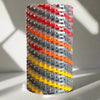 Warm Colors Modular Vase – Built with Brick-Compatible Bricks