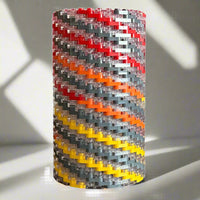 Warm Colors Modular Vase – Built with Brick-Compatible Bricks