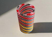 Warm Colors Modular Vase – Built with Brick-Compatible Bricks