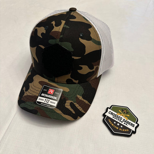 Trucker Hat and Morale PVC Patch