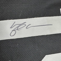 Autographed/Signed Michael Crabtree Oakland Las Vegas Black Football Jersey JSA COA