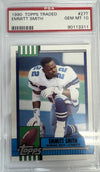 Graded 1990 Topps Traded Emmitt Smith #27T Rookie RC Football Card PSA 10 Gem Mint