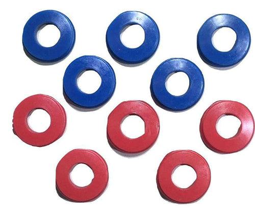 Polyurethane Gladhand Seals 5 Red & 5 Blue 10 Pack | UGS5RB