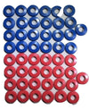 Polyurethane Gladhand Seals 25 Red & 25 Blue 50 Pack | UGS25RB