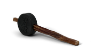 Hockey Puck Bully Stick Holder - Durable Rubber Treat Holder & Chew Toy USA