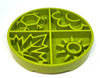 Four Seasons eTray - Shallow Slow Feeder Dog Bowl for Enrichment | USA Made