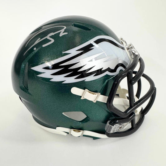 Autographed/Signed Darius Slay Jr. Philadelphia Eagles Mini Football Helmet Beckett BAS COA