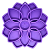 Mandala eTray Shallow Slow Feeder Dog Bowl for Enrichment | USA Made