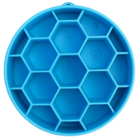 Honeycomb eBowl Deep Slow Feeder Dog Bowl for Enrichment | USA Made