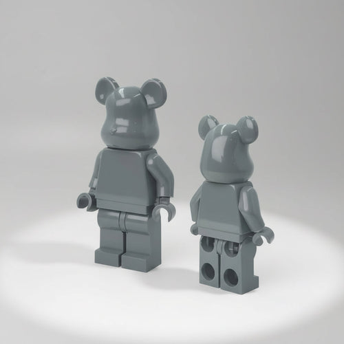Bearbrick Monochrome Bear Brick Figures – 20+ Vibrant Colors!
