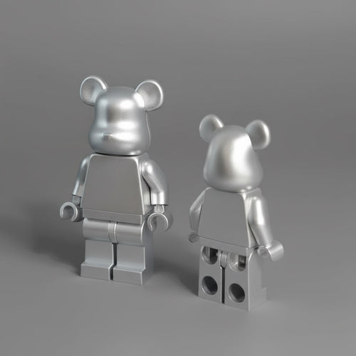 Bearbrick Monochrome Bear Brick Figures – 20+ Vibrant Colors!