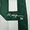 Autographed/Signed Mark Gastineau New York White Football Jersey JSA COA