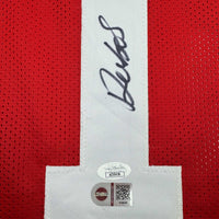 Autographed/Signed Deebo Samuel San Francisco Red Football Jersey JSA COA