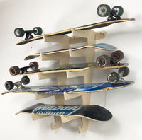 THE SHOWCASE skateboard wall rack