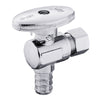 1/2" PEX Crimp x 1/2" PEX Crimp Angle Stop Valve, 1/4 Turn (Lead Free) Plumbingsell