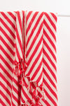 Girit Red Cotton Linen Towel