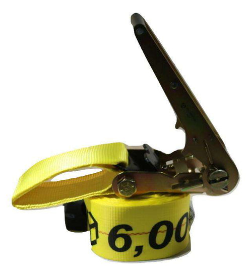 4" x 30 Ft Heavy Duty Ratchet Strap w/ Flat Hooks | 10 PACK RatchetStrap.Com