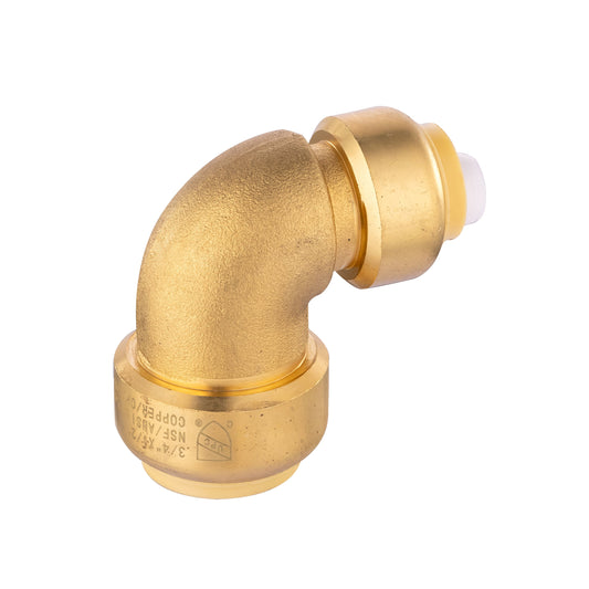 3/4" x 1/2" Push Fit Elbow