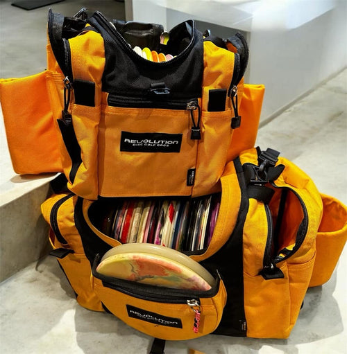 Revolution Mini Deluxe V3 Disc Golf Bag - Golden Dream