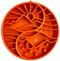 Orange Yin Yang etray