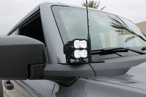 2022+ Ford Bronco Raptor Hood Mount/Ditch Lights/Pillars - PRO