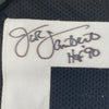 Autographed/Signed Jack Lambert HOF 90 Pittsburgh Black Football Jersey JSA COA