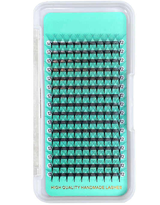 8D - 0.07mm Slim/Pointy Root Medium Stem Premade Fans 16 lines 160 fans NO-Logo【Sale】