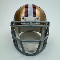 Autographed/Signed Jerry Rice San Francisco 49ers Football Mini Helmet Beckett BAS COA