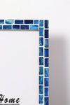 Poster Frames Indigo Pattern Collection Bone, Resin Inlay, 23 Sizes