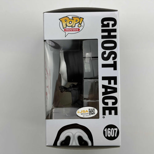Autographed/Signed Matthew Lillard Inscribed Stu Ghostface Scream Funko Pop #1607 Movie Figurine Toy JSA COA