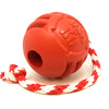 USA-K9 Stars and Stripes Rubber Dog Toy | K9 Handler Reward Toy | Red | USA Made