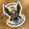Brand-X EAGLE Sticker HUGE, CLEAR-BACK 6.7"