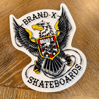 Brand-X EAGLE Sticker HUGE, CLEAR-BACK 6.7"