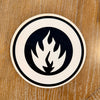 Black Label VINTAGE NOS Stickers 6”
