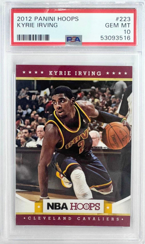 Graded 2012-13 Panini Hoops Kyrie Irving #223 Rookie RC Basketball Card PSA 10 Gem Mint