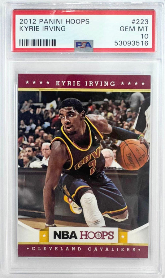 Graded 2012-13 Panini Hoops Kyrie Irving #223 Rookie RC Basketball Card PSA 10 Gem Mint