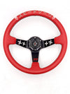 SPDZ1 “The Ninja” (Red) Steering Wheel – Deep Dish