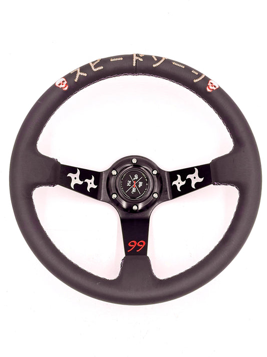 SPDZ1 “The Ninja” (Black) Steering Wheel – Deep Dish