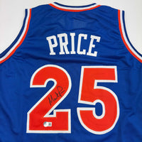 Autographed/Signed Mark Price Cleveland Blue Basketball Jersey Beckett BAS COA