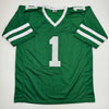 Autographed/Signed Ahmad Sauce Gardner New York Green Football Jersey Beckett BAS COA #2