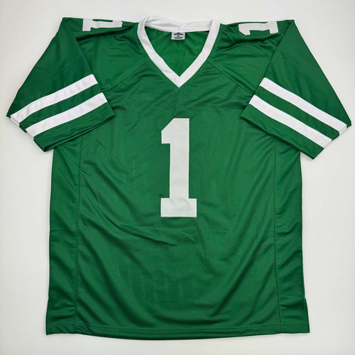 Autographed/Signed Ahmad Sauce Gardner New York Green Football Jersey Beckett BAS COA #2