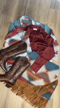 Wrapped Up Wrangler Top