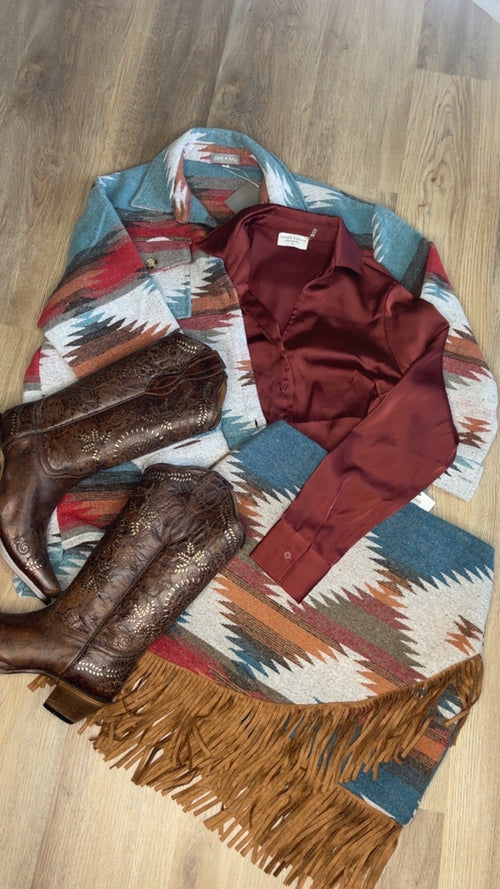 Wrapped Up Wrangler Top