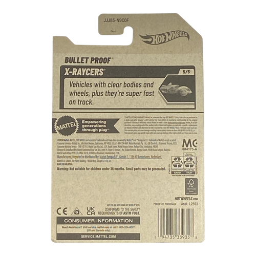 Hot Wheels Bullet Proof | X-Raycers Series 5/5