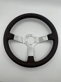 The Le Mans | Brown Leather | Silver Spoke | Brown Stitch