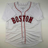 Autographed/Signed Mookie Betts Boston White Baseball Jersey JSA COA