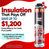 Spray Foam Insulation Can (30 oz. / 850 g) - Closed Cell Polyurethane Foam